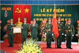 Kho K23 (Cục Kỹ thuật): Kỷ niệm 30 năm ngày thành lập và đón nhận Huân chương Bảo vệ Tổ quốc hạng Ba